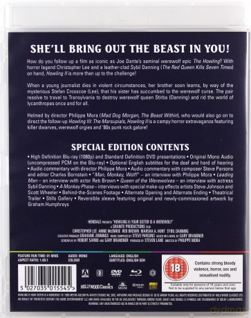 Howling II Your Sister Is A Werewolf (Skowyt 2: Twoja siostra jest wilkołakiem) [Blu-Ray]+[DVD]