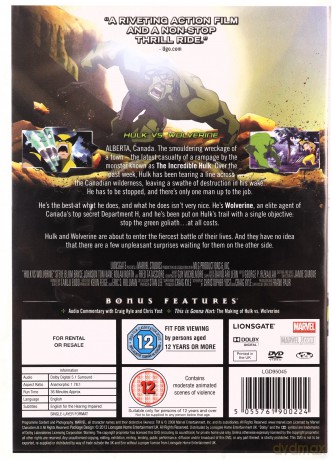 Hulk Vs Wolverine [DVD]