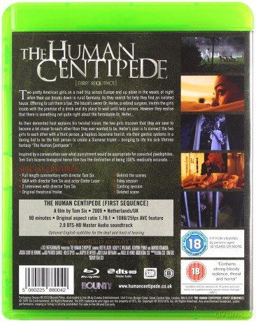 Human Centipede (First Sequence) (Ludzka stonoga) [Blu-Ray]