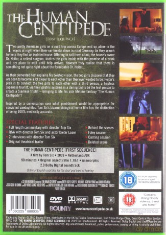 Human Centipede (First Sequence) (Ludzka stonoga) [DVD]