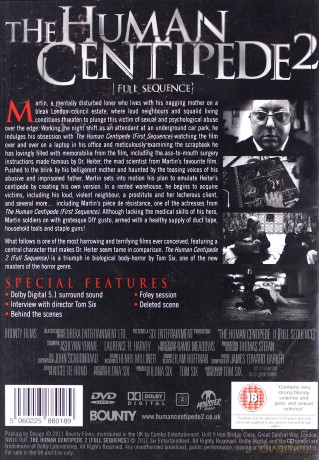 Human Centipede 2 (Full Sequence) (Ludzka stonoga 2) [DVD]