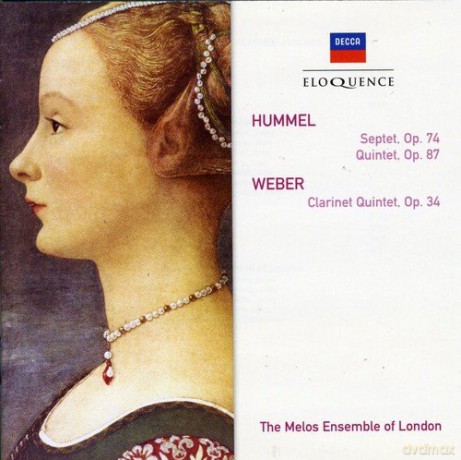 Melos Ensemble Of London: Hummel: Septet. Quintet/Weber: [CD]