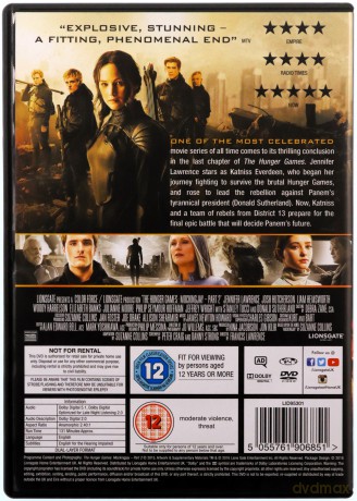 Hunger Games Mockingjay Part 2 (Igrzyska śmierci: Kosogłos. Część 2) [DVD]