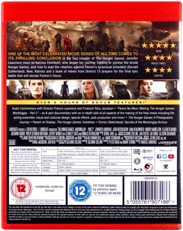 Hunger Games. The: Mockingjay Part 2 3D (Igrzyska śmierci: Kosogłos. Część 2) [Blu-Ray]