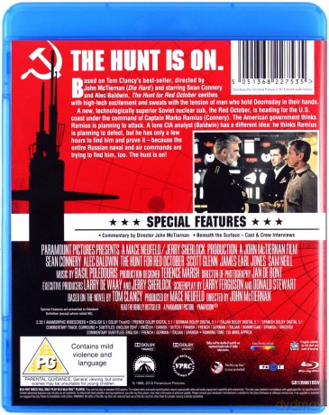 Hunt For Red October (Polowanie na Czerwony Październik) [Blu-Ray]