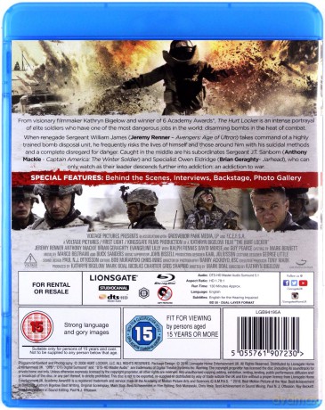Hurt Locker (The Hurt Locker: W pułapce wojny) [Blu-Ray]