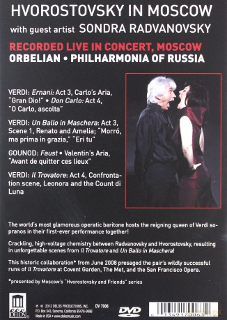 Hvorostovskyradvanovsky: Hvorostovsky In Moscow [DVD]