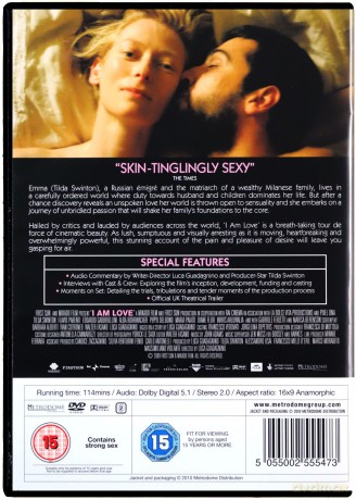 I Am Love (Jestem miłością) [DVD]