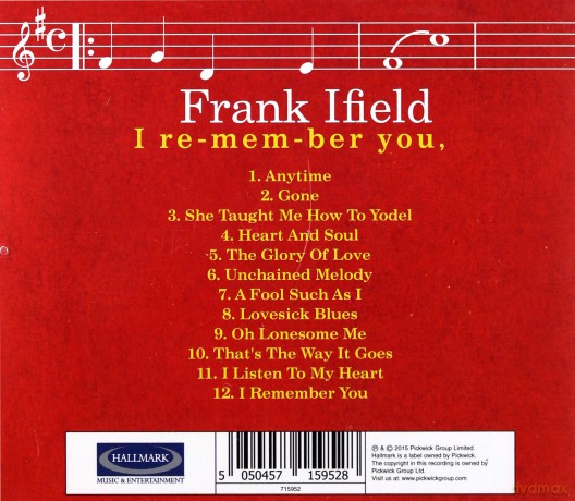 Frank Ifield: I Remember You [CD]
