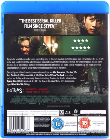 I Saw The Devil (Ujrzałem diabła) [Blu-Ray]