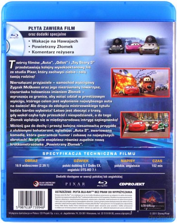 Auta 2 (Disney) [Blu-Ray]