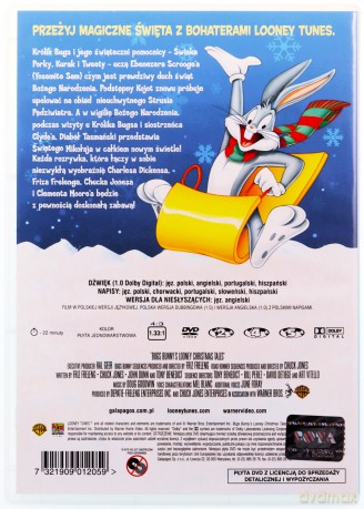 Królik Bugs: Zakręcona opowieść wigilijna [DVD]
