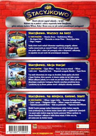 Stacyjkowo: Na Miejsca. Gotowi. Start! / Wszyscy na tory / Akcja Stacja! [BOX] [3DVD]