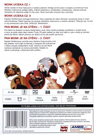 Monk 72: Monk ucieka cz.1 i 2 (0) [DVD]