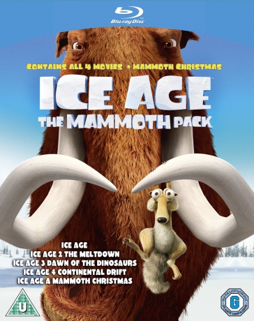 Ice Age 1-4 + Mammoth Christmas: The Mammoth Pack (Epoka lodowcowa 1-4) [5xBlu-Ray]