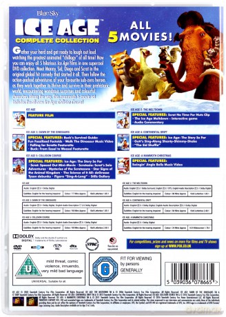 Ice Age Complete Collection (Epoka Lodowcowa) [6DVD]