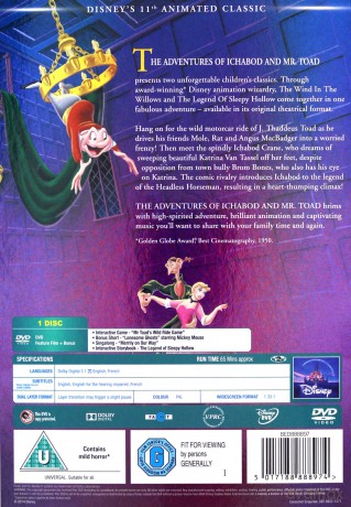 Ichabod Mr Toad Adventures Of [DVD]