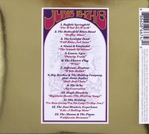 Iconic Performances From The Monterey International Pop Festival [CD]