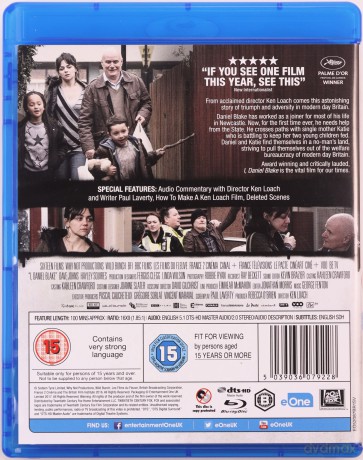 Idaniel Blake (Ja, Daniel Blake) [Blu-Ray]