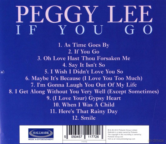 Peggy Lee: If You Go [CD]
