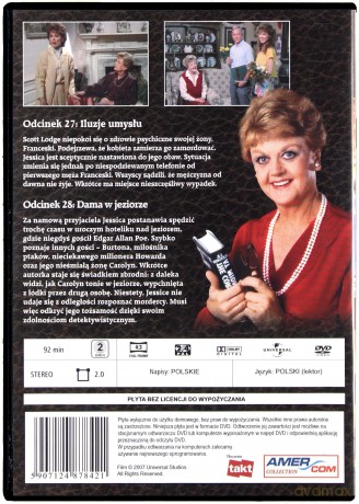 Napisała: Morderstwo 15: Iluzje umysłu / Dama w jeziorze [DVD]