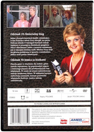 Napisała: Morderstwo 16: Śmiertelny bieg / Jessica za kratkami [DVD]
