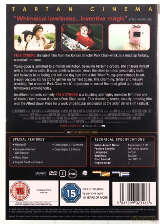 I'm A Cyborg (Jestem cyborgiem i to jest OK) [DVD]