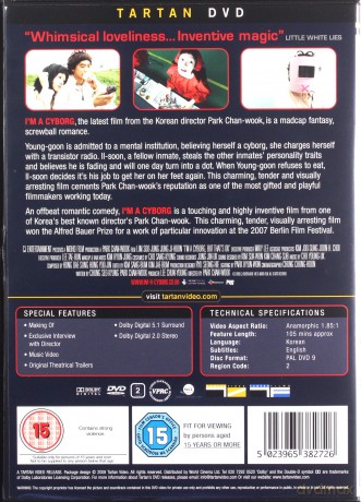 I'm A Cyborg (Jestem cyborgiem i to jest OK) [DVD]
