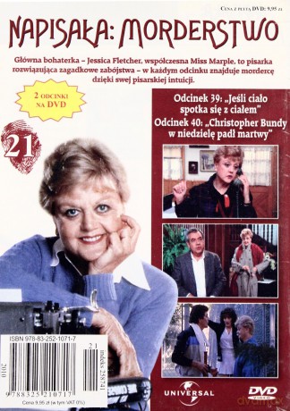 Napisała: Morderstwo 21: Jeśli ciało spotyka się z ciałem / Christopher Bundy w niedzielę padł martwy [DVD]