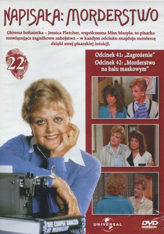 Napisała: Morderstwo 22: Zagrożenie / Morderstwo na balu maskowym [DVD]