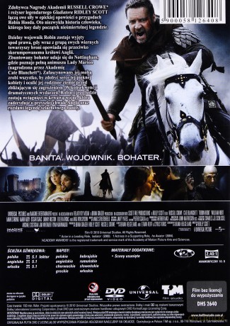 Robin Hood wersja reżyserska (2010) [DVD]
