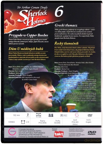 Sherlock Holmes 06: Grecki tłumacz / Przygoda w Cooper Beach [DVD]