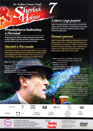 Sherlock Holmes 07: Przedsiębiorca budowlany z Norwood / Lekarz i jego pacjent [DVD]