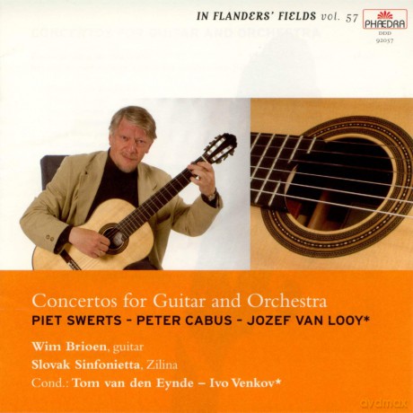 Piet Swerts Peter Cabus Jozef Van Looy: In Flanders Fields 57: Concertos For Guitar And Orchestra [CD]