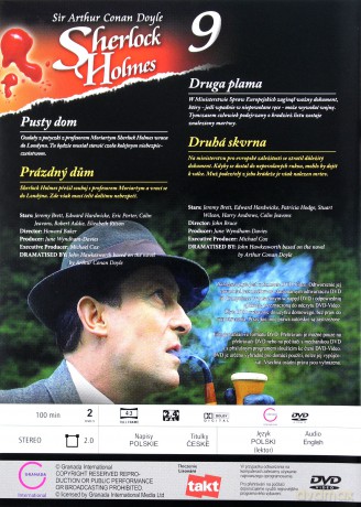 Sherlock Holmes 09: Pusty dom / Druga plama [DVD]