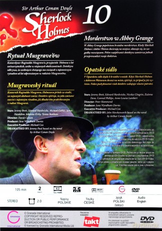 Sherlock Holmes 10: Rytuał Musgrave'ów /  Morderstwo w Abbey Grange [DVD]