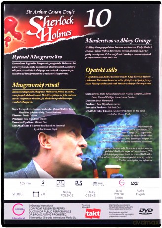 Sherlock Holmes 10: Rytuał Musgrave'ów /  Morderstwo w Abbey Grange [DVD]