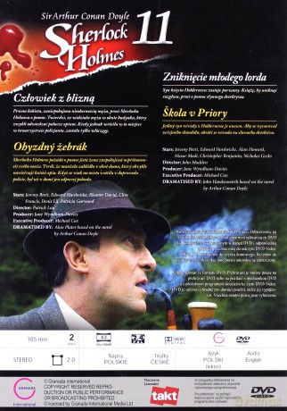 Sherlock Holmes 11: Człowiek z blizną / Zniknięcie młodego lorda  [DVD]