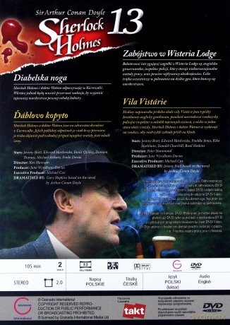 Sherlock Holmes 13: Diabelska noga / Zabójstwo w Wisteria Lodge [DVD]
