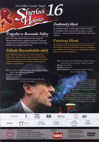 Sherlock Holmes 16: Tragedia w Boscombe Valley / Znakomity klient [DVD]