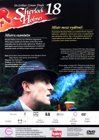 Sherlock Holmes 18: Mistrz szantażu [DVD]
