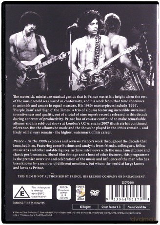 Prince: In The 1980s [DVD]