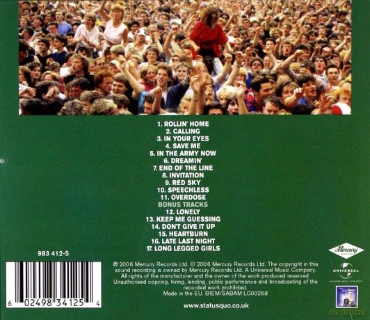 Status Quo: In The Army Now [CD]