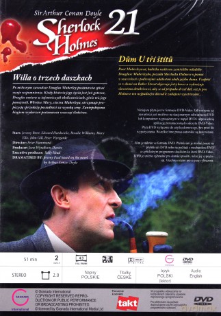 Sherlock Holmes 21: Willa o trzech daszkach [DVD]