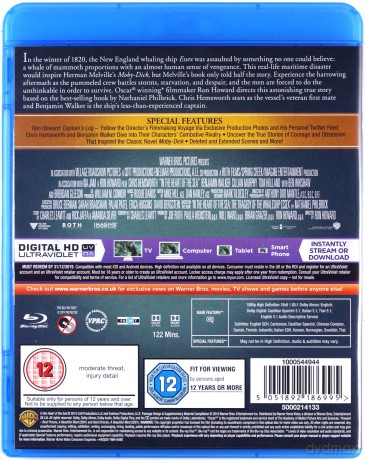 In The Heart Of The Sea (W samym sercu morza) [Blu-Ray]