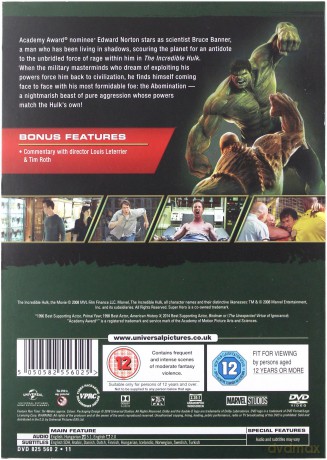 Incredible Hulk (Niesamowity Hulk) [DVD]