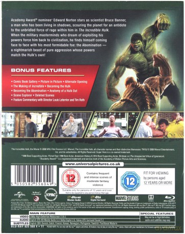 Incredible Hulk (Niesamowity Hulk) [Blu-Ray]