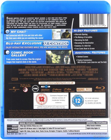 Incredible Hulk (Niesamowity Hulk) [Blu-Ray]
