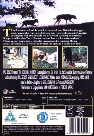 Incredible Journey (200 mil do domu) [DVD]