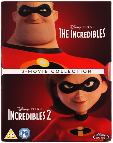 Incredibles 1&2 Bd Double Pack (Iniemamocni 1 2) (Iniemamocni 1-2) [Blu-Ray]